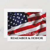 Gedenktag Postkarte (Vorne/Hinten)