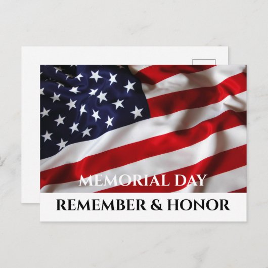 Gedenktag Postkarte (Vorne/Hinten)