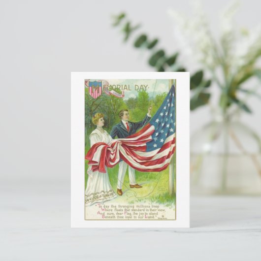 Gedenktag Postkarte (Stehend Vorderseite)