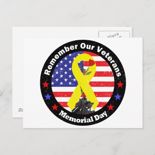 Gedenktag Postkarte (Vorne/Hinten)