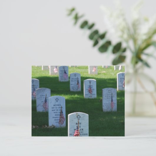 Gedenktag Postkarte (Stehend Vorderseite)