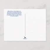 Gedenktag-Postkarte Postkarte (Rückseite)