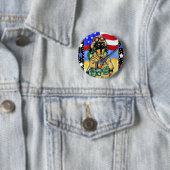 Gedenktag Soldat-Dackel Button (Beispiel)