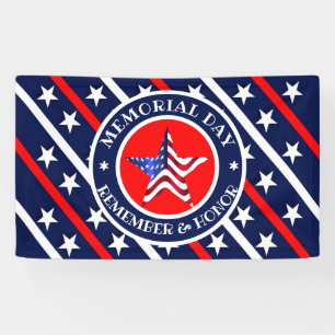Gedenktag Sterne Und Streifen Amerika-Flagge Banner
