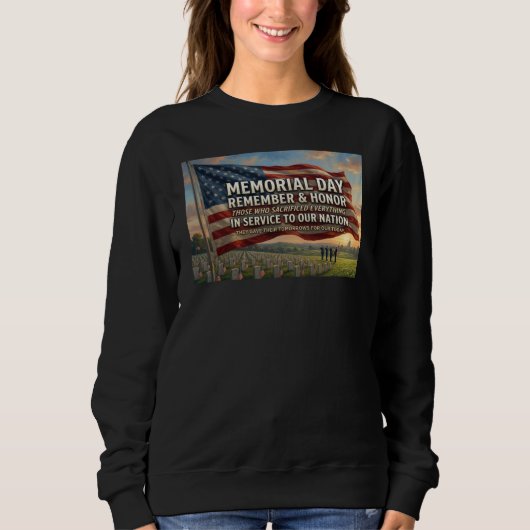 Gedenktag Sweatshirt (Vorderseite)