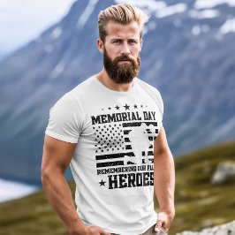 Gedenktag USA Flag Funny Party Veterans Day T-Shirt