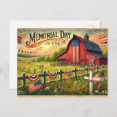 Gedenktag (USA) Postkarte (Vorne/Hinten)