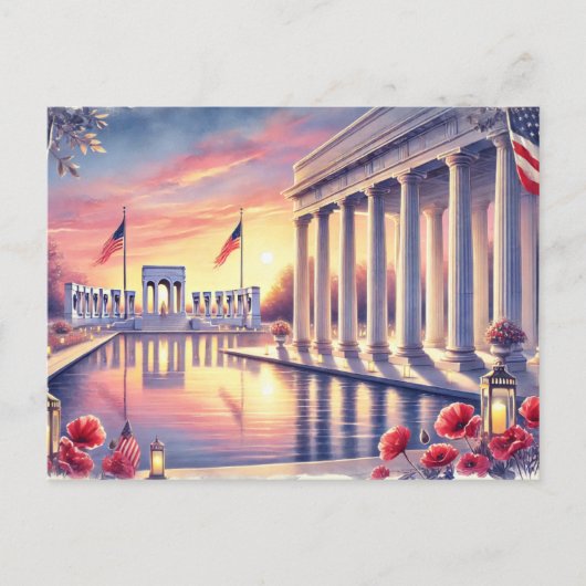 Gedenktag, USA Postkarte (Vorderseite)