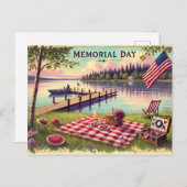 Gedenktag (USA) Postkarte (Vorne/Hinten)