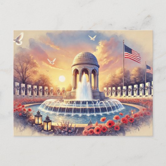 Gedenktag, USA Postkarte (Vorderseite)