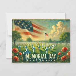 Gedenktag (USA) Postkarte