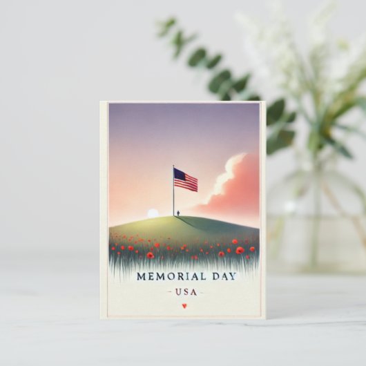 Gedenktag, USA Postkarte (Stehend Vorderseite)