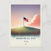 Gedenktag, USA Postkarte (Vorderseite)