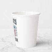 Gedenktag Vater Tribut Patrioten Pappbecher (Links)