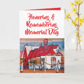 Gedenktag - Vernon-Row-Karte Karte (Gelbe Blume)