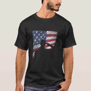 Gedenktag Veteranen Tag US-Flaggensoldat T-Shirt
