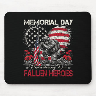 Gedenktag zum Gedenken an die gefallenen Helden Fl Mousepad