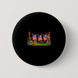 Gedenktag zum Gedenken an gefallene Helden patriot Button