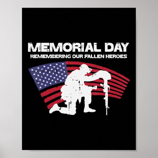 Gedenktag zum Gedenken an unsere gefallene Heroes- Poster (Vorne)