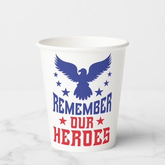 Gedenktages Pappbecher (Rückseite)