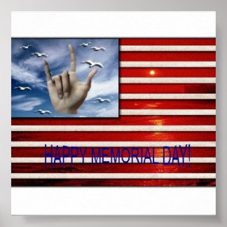 Gedenktages-Poster Poster