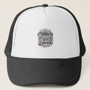 Gedenktags-Wochenende-Crew Vintage Patriotisches T Truckerkappe
