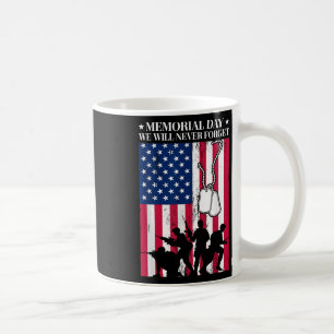Gedenktagsgestaltung für US-Soldaten und -Frauen Kaffeetasse