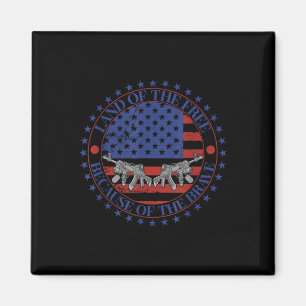 Gedenktagsgestaltung für US-Soldaten und -Frauen Magnet