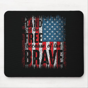 Gedenktagsgestaltung für US-Soldaten und -Frauen Mousepad