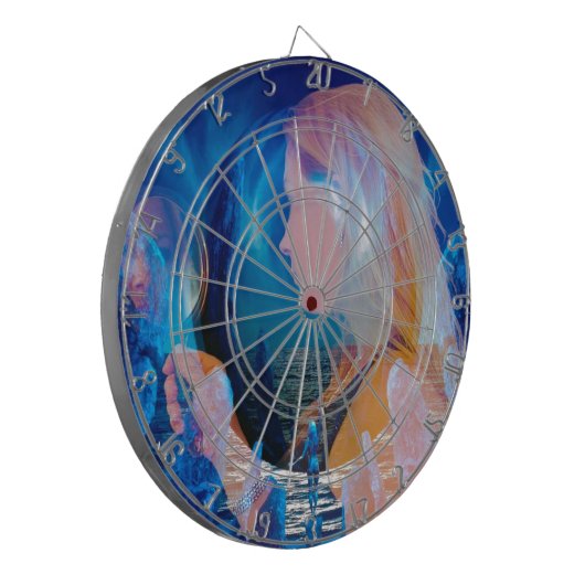 Gedenktraum Dartscheibe (Vorderseite Links)