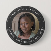 Gedenktribut an Foto Button (Vorderseite)