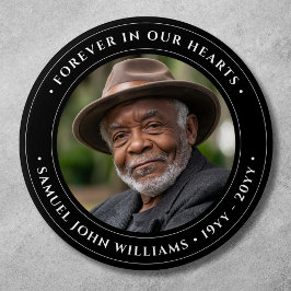 Gedenktribut an Foto Button