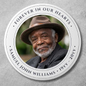 Gedenktribut an Foto Button