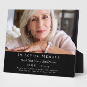 Gedenktribut für das Gedächtnis in Erinnerung Fotoplatte (Seite)