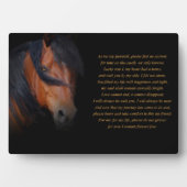 Gedenktribut mit spirituellem Gedicht Fotoplatte (Vorderseite)