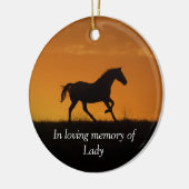 Gedenktribut mit spirituellem Gedicht Keramik Ornament (Links)