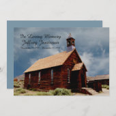 Gedenkveranstaltung Einladung der alten Kirche (Vorne/Hinten)