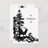 Gedenkveranstaltung Einladung Maskuline Stag Dez A (Vorne/Hinten)