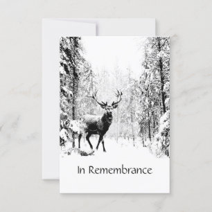 Gedenkveranstaltung Einladung Maskuline Stag Dez A