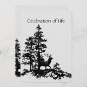 Gedenkveranstaltung Einladung Maskuline Stag Dez A (Vorne/Hinten)