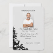 Gedenkveranstaltung Einladung Maskuline Stag Dez A (Rückseite)