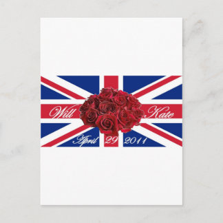 Gedenkveranstaltung für Will und Kate 2011 Limited Postkarte