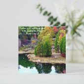 Gedenkveranstaltung-Mitteilungs-Einladung Einladung (Stehend Vorderseite)