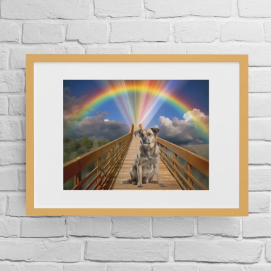 Gedenkverlust der Rainbow Bridge Poster
