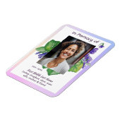 Gedenkwasserfarbe Wilde Veilchen Magnet (Linke Seite)