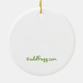 Gedenkweihnachtsverzierung Obama 2012 Keramik Ornament (Hinten)