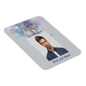 Gedenkwolf mit Pocket Keepake - Rückblick Magnet (Rechte Seite)