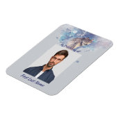 Gedenkwolf mit Pocket Keepake - Rückblick Magnet (Linke Seite)