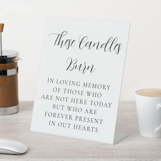 Gedenkwürdigung für Kerzenhochzeiten Sockelschild (In SItu)