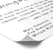 Gedenkzeichen für die rustikale Gelbblüte Poster (Ecke)